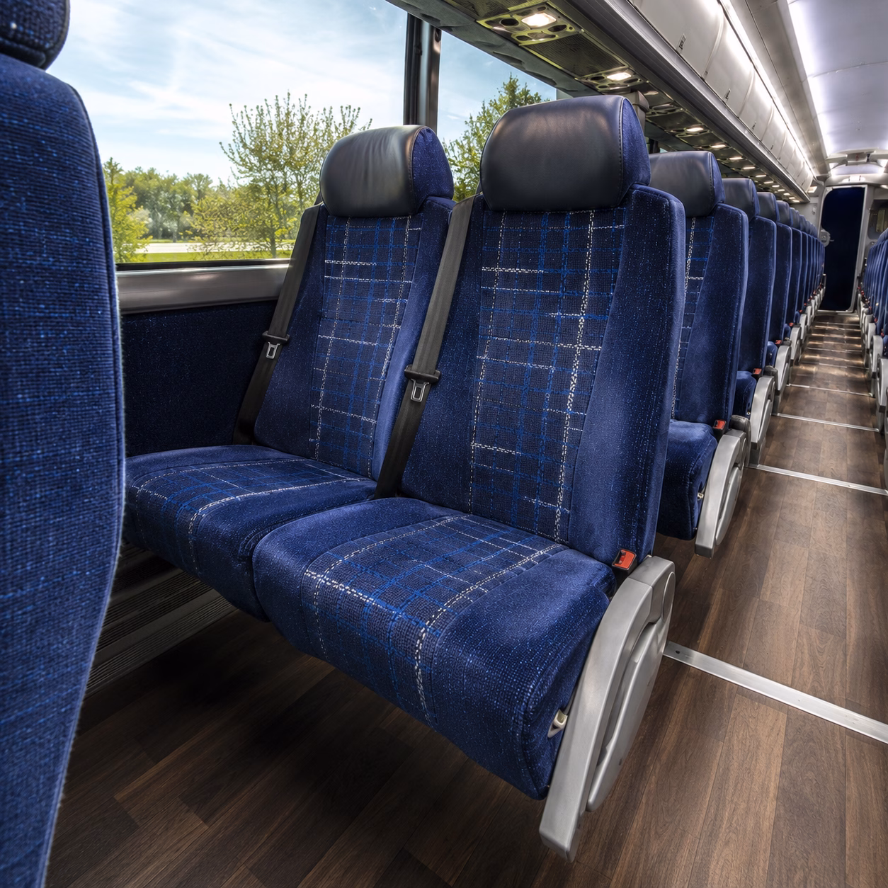 thornton airport transportation onboard seating