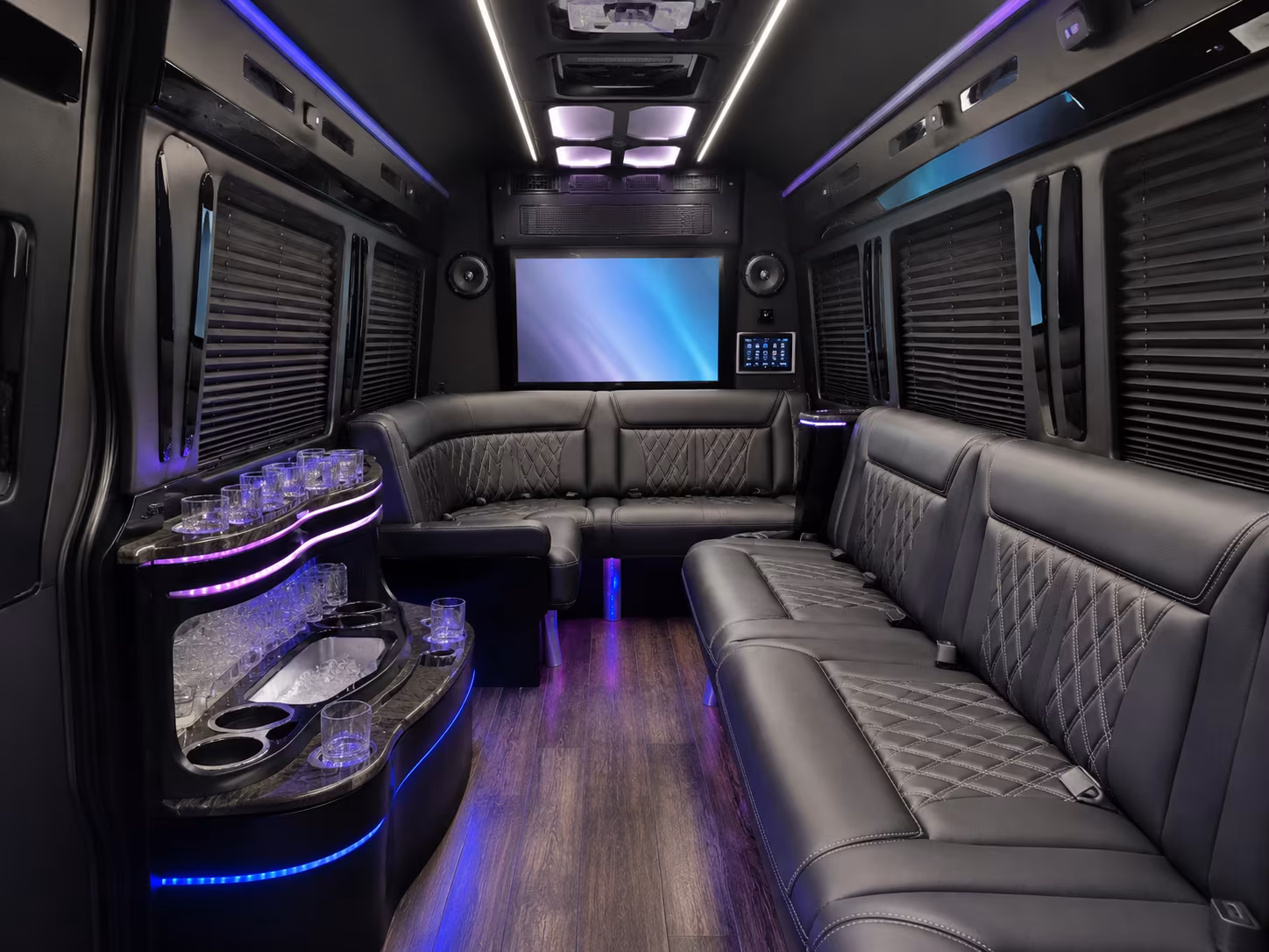 thornton sporting event transportation onboard seating